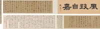 1599年作 行书 李杜古诗卷 手卷 绢本