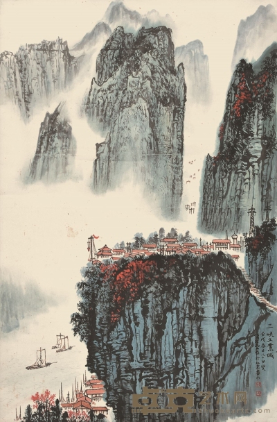 三峡工业城 107×68cm