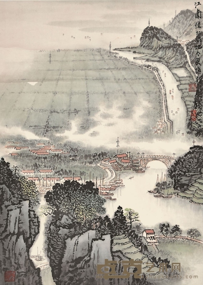 江南佳丽地今更换新图 57×41cm