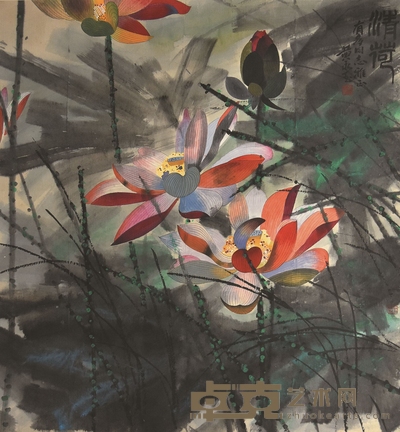 清荷 102×93cm