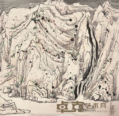 层峦叠嶂 67×70cm