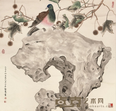 和谐之春 54×55cm