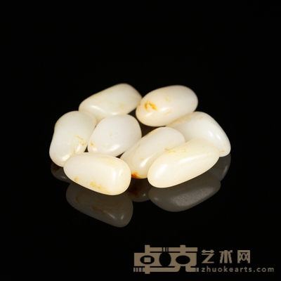 女式原石籽料手串 尺寸:8粒