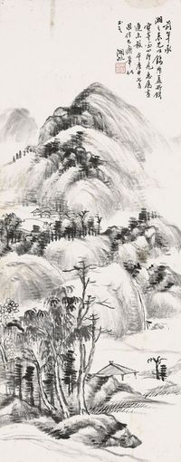 吴湖帆 山水