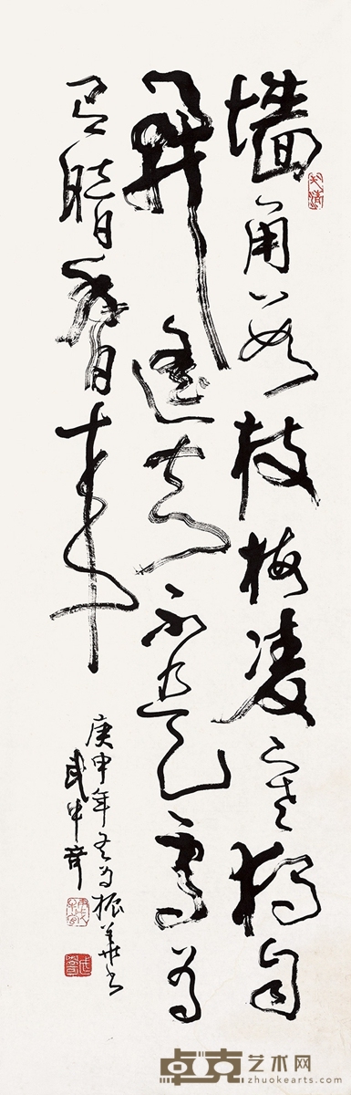 武中奇 墙角 105.5×34cm