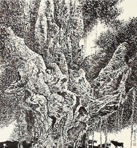 杜应强     山水