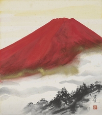 某崖 富士山