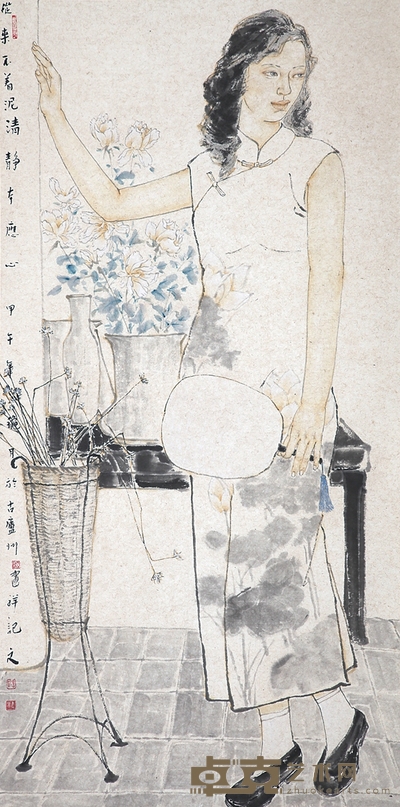 周建祥 人物 139×70cm