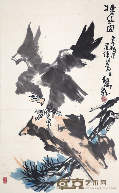 欧阳龙 博风图 91×56cm