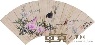 王瑶卿 花鸟 15.5cm×41cm 约0.6 平尺