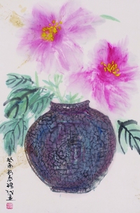 杨越 花鸟