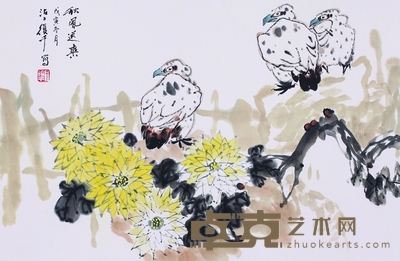 于復千 秋风送爽 46cm×70cm 约4.8 平尺