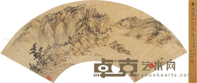 王时敏     甲子（1624）年作 湖山邨居 --