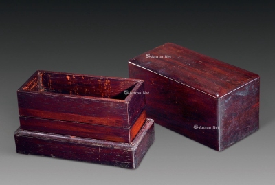 清 红木文具盒