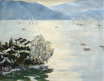 肖峰     湖光帆影