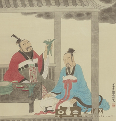 陈明 煮酒论英雄 70cm x 67cm