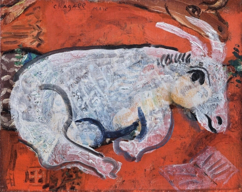 马克·夏加尔     1938-1943年作 山羊