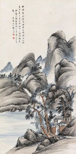 杨伯润 拟查梅壑山水