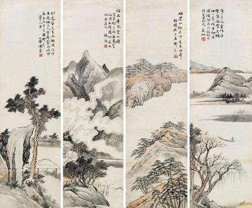 陈豪  山水