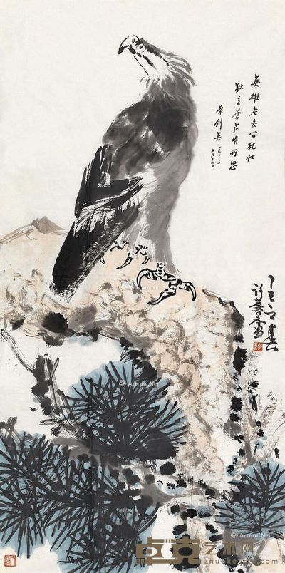 英雄独立 138×69cm