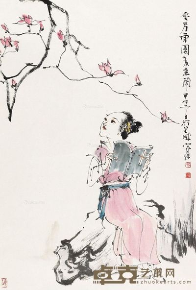 赵家葆 春意闹 68.5×46cm