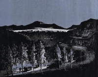石鲁     1954年作 公路之夜