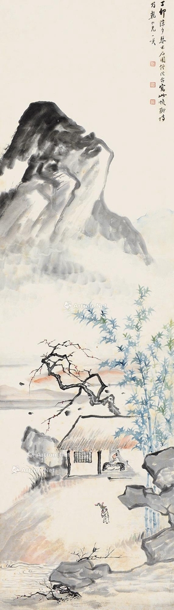 吴琴木 张石园 等    丁卯（1927）年作 闲居图