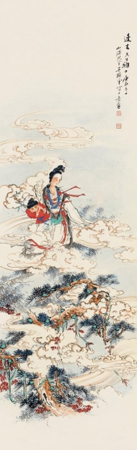 吴光宇     庚辰（1940）年作 仙女图