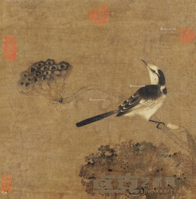 佚名     花鸟 31.5×31cm