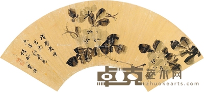 袁宫桂 芙蓉图 16×50cm