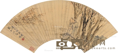 佚名 濠上观鱼图 17×48cm