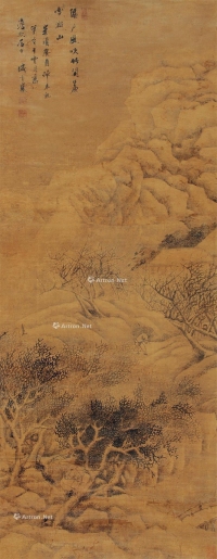 盛茂烨     癸酉（1633）年作 雪山行旅