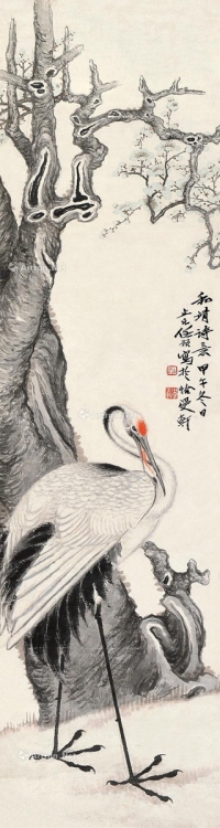 任预     甲午（1894）年作 梅妻鹤子