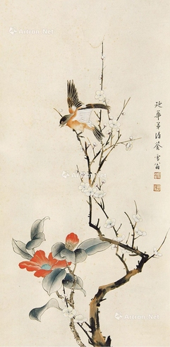 陈之佛     花鸟