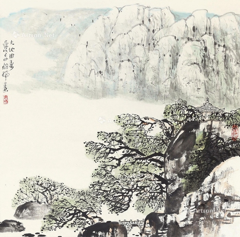 王朝瑞     山水