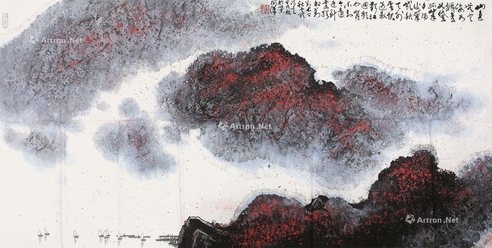 李问汉     1994年作 山水