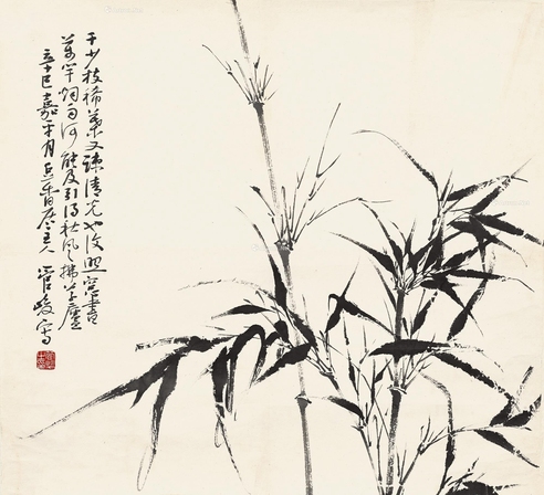 管峻     墨竹