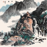 杨彦     山居图