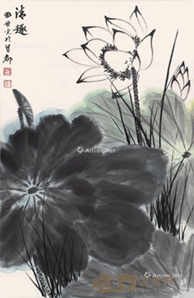 田世光     清趣 70×45cm