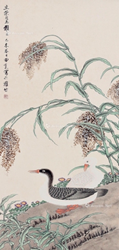 田世光     双鹅