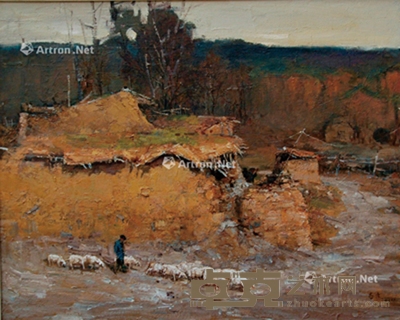 罗春杰 牧归 80×100cm