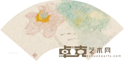 清塘 镜片 设色纸本 28×50cm