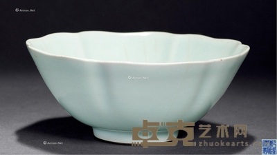 清乾隆 仿官釉碗 直径14.5cm
