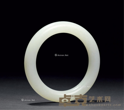 清 黄玉手镯 外径8cm;内径5.7cm