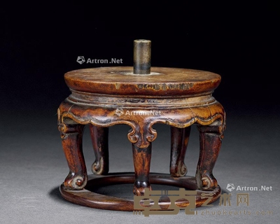 明 黄花梨香插 直径10cm