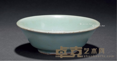 明以前 龙泉窑折沿洗 直径9.3cm