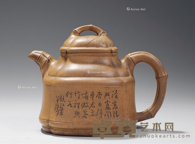 清 荆溪钱正林制四方壶 宽21.5cm；高18cm