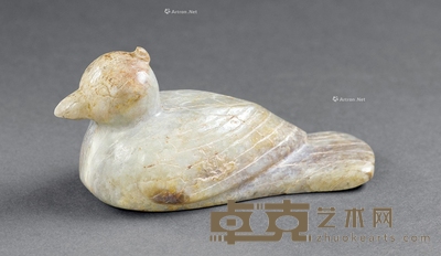 玉鸠 长9cm;高4.5cm