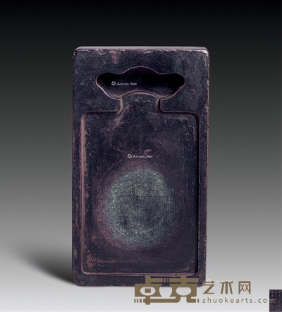 明 毛恺款花瓶端砚 长14.5cm；宽8.2cm；高3.5cm