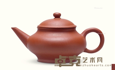 民国 福记墨缘斋意堂制 水平壶 长14.5cm;高7.5cm